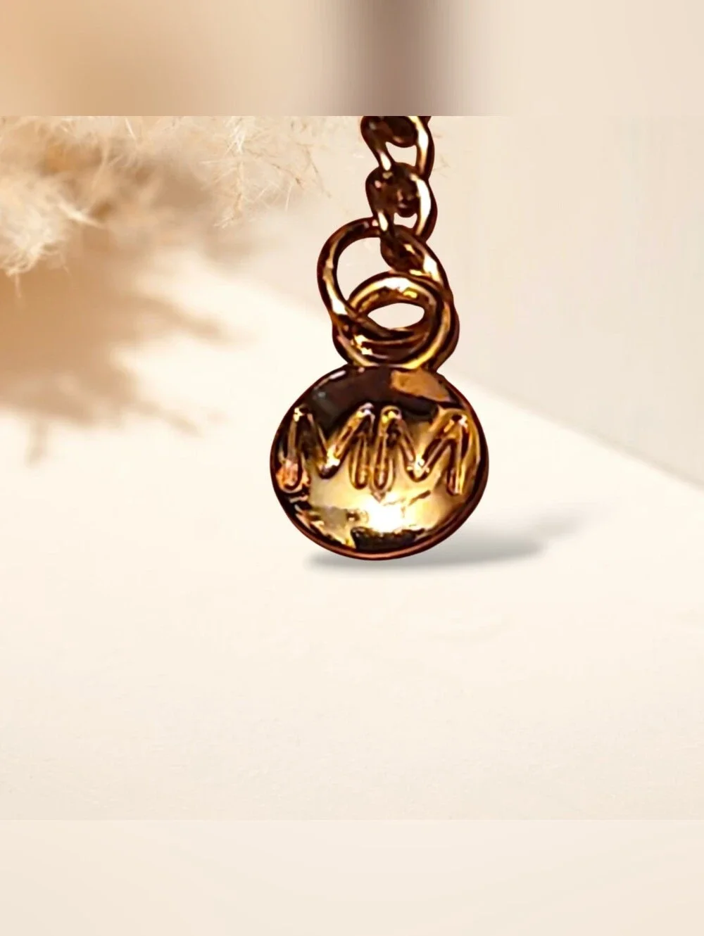 MAYAMAR Black Agate Beaded Gold Shell Pendant Necklace